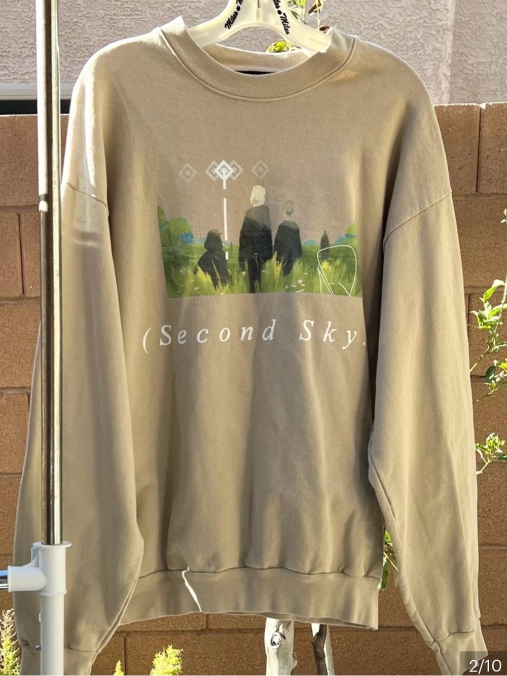 Porter Robinson Second Sky Sweatshirt Crewneck Graphic Print Music Festival